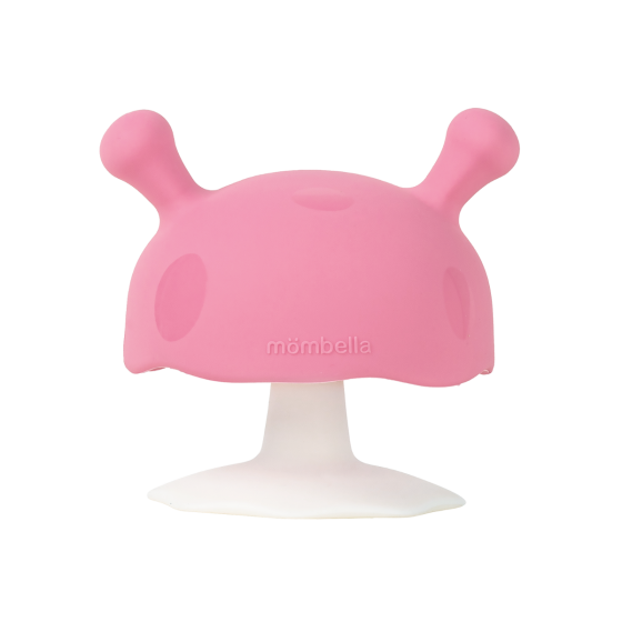Mombella Mushroom Teether - Pink