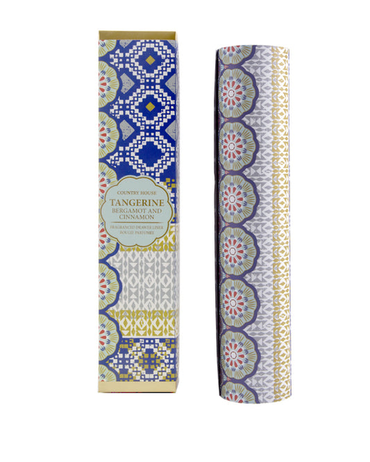 Scented Drawer Liner - Tangerine, Bergamot and Cinnamon