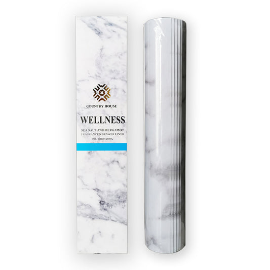 Scented Drawer Liner - Sea Salt and  Bergamot