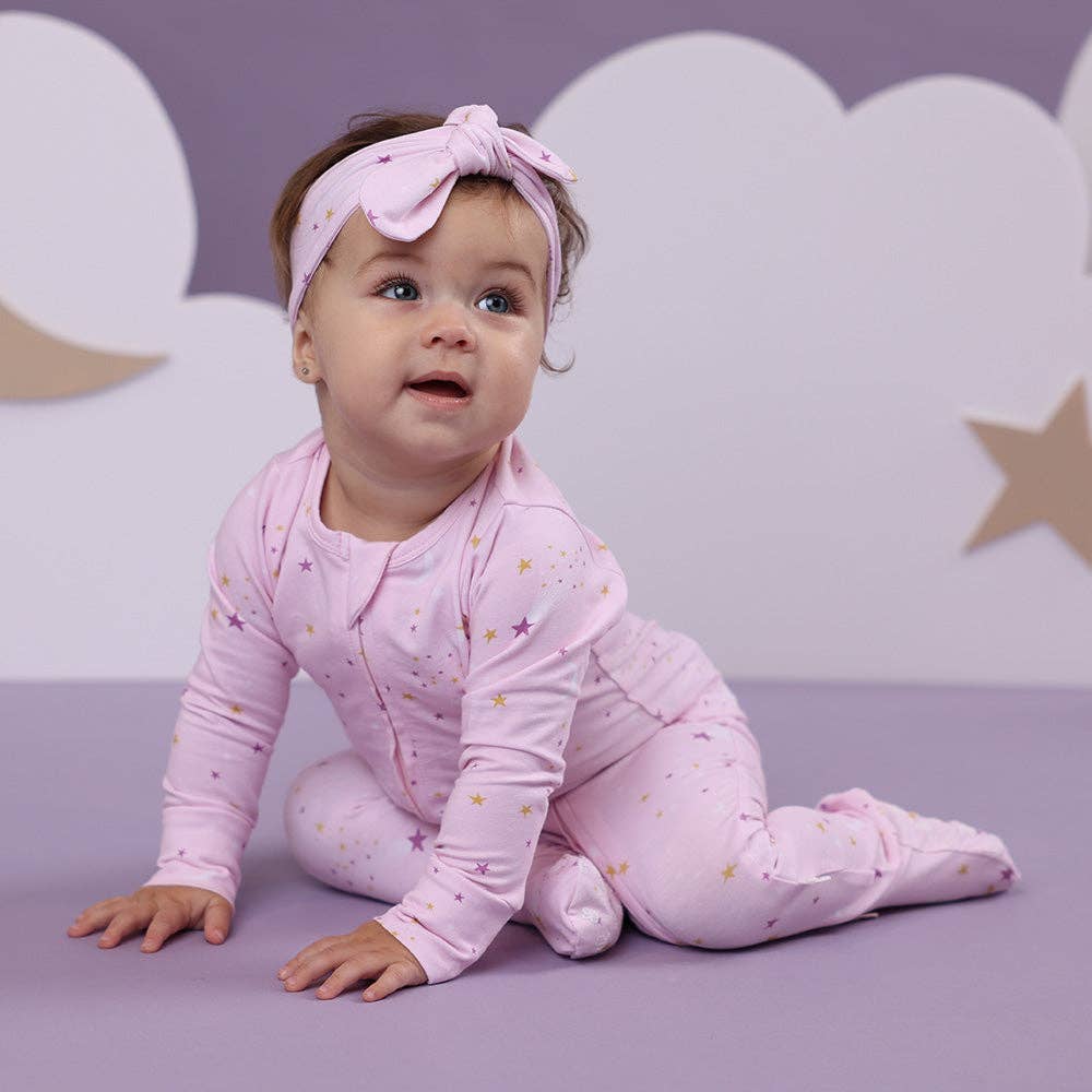 Organic Cotton Snuggle Hunny Sleepsuit  - Twinkle
