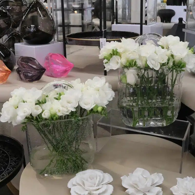 Glass Handbag Vase - Le Forge