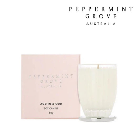 Peppermint Grove Candle 60g - Austin and Oud
