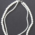 Double Strand Synthetic Pearl Necklace