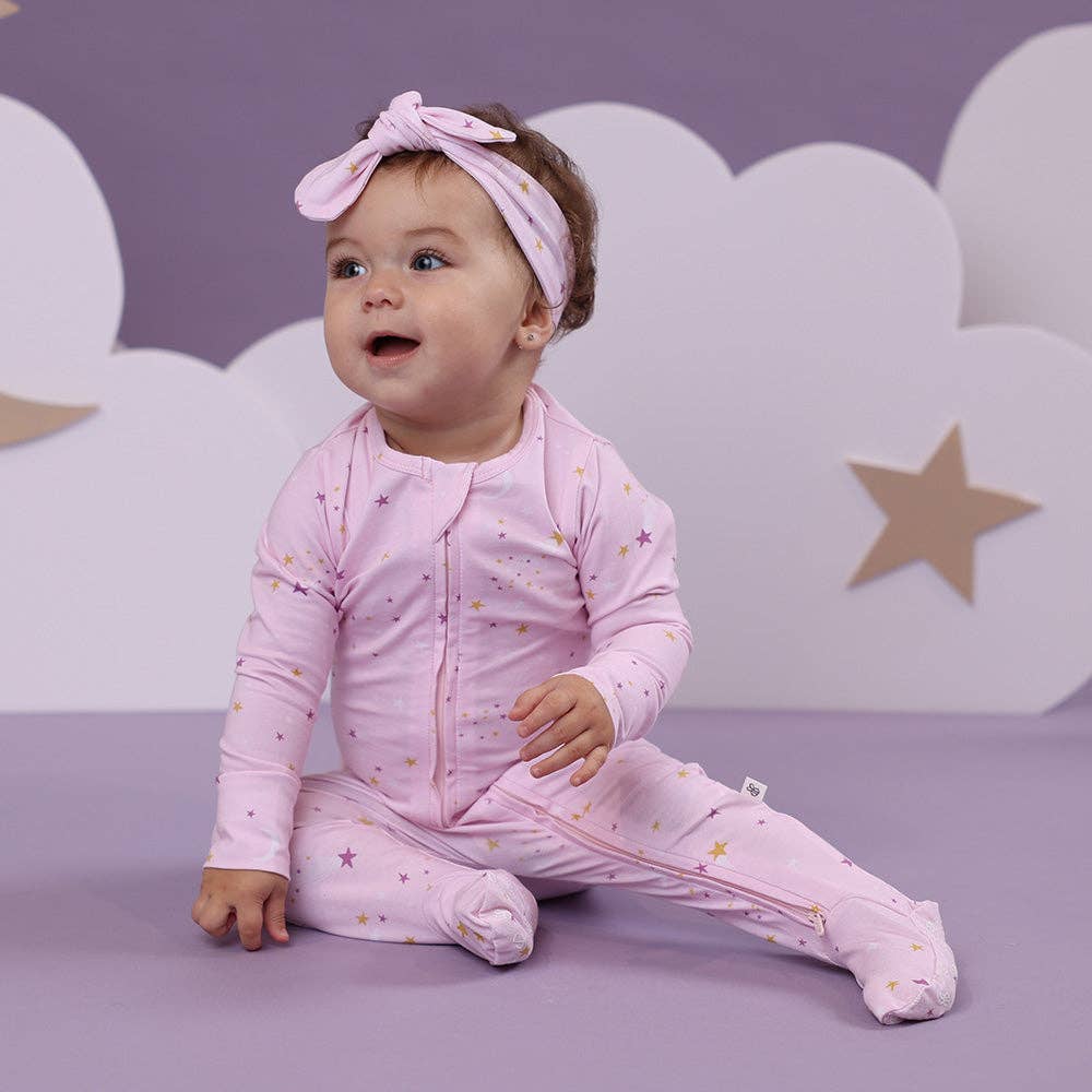 Organic Cotton Snuggle Hunny Sleepsuit  - Twinkle