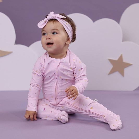Organic Cotton Snuggle Hunny Sleepsuit  - Twinkle
