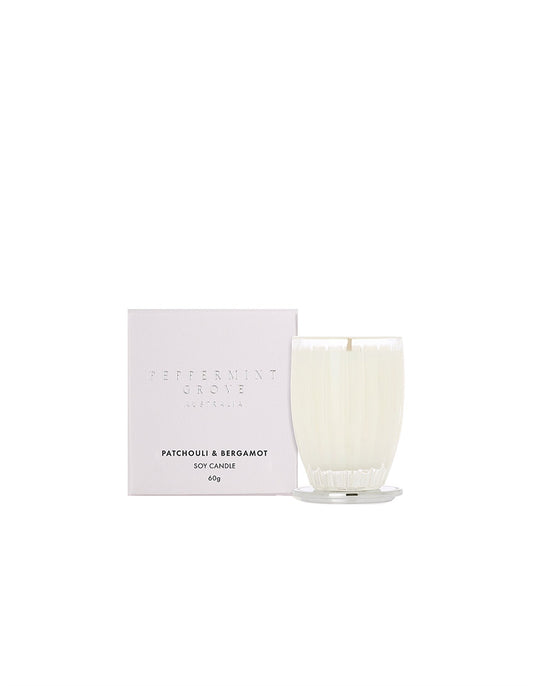 Peppermint Grove Candle 60g - Patchouli and Bergamot