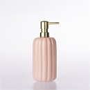 Ribbed Soap Dispenser - Pink