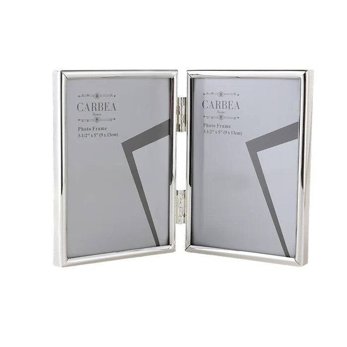 Silver Photo Frame - Double