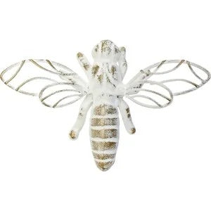 White and Gold Sitting Bee