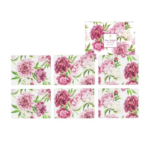 Ashdene Rose Delight  6pk Placemat