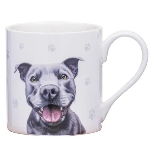 Paws and All Mug - Staffy