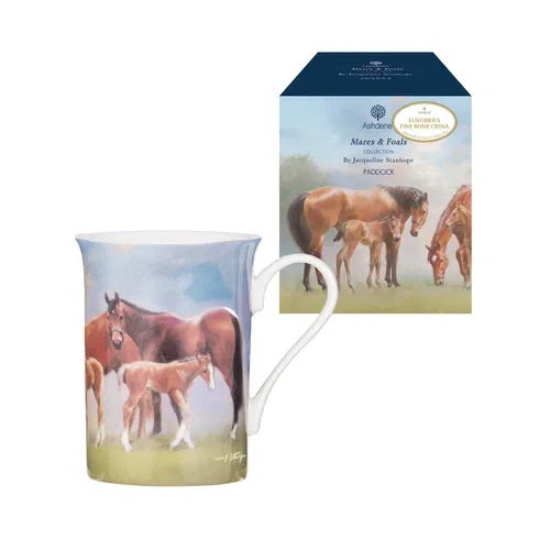 Mares and Foals Mug - Paddock