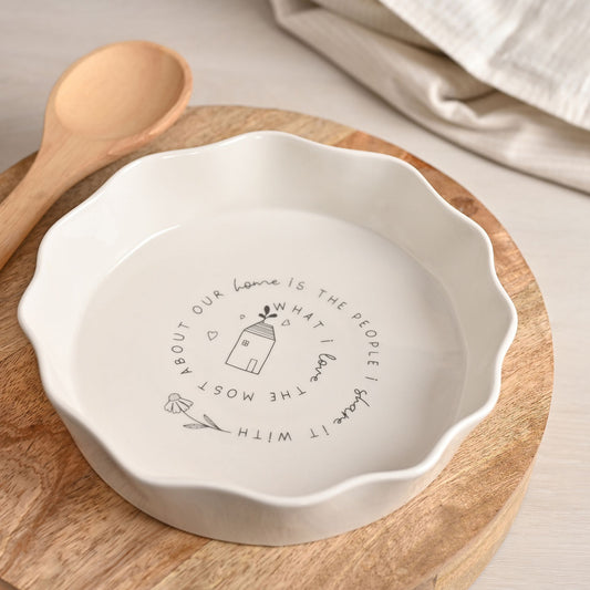 What I  Love Pie Dish