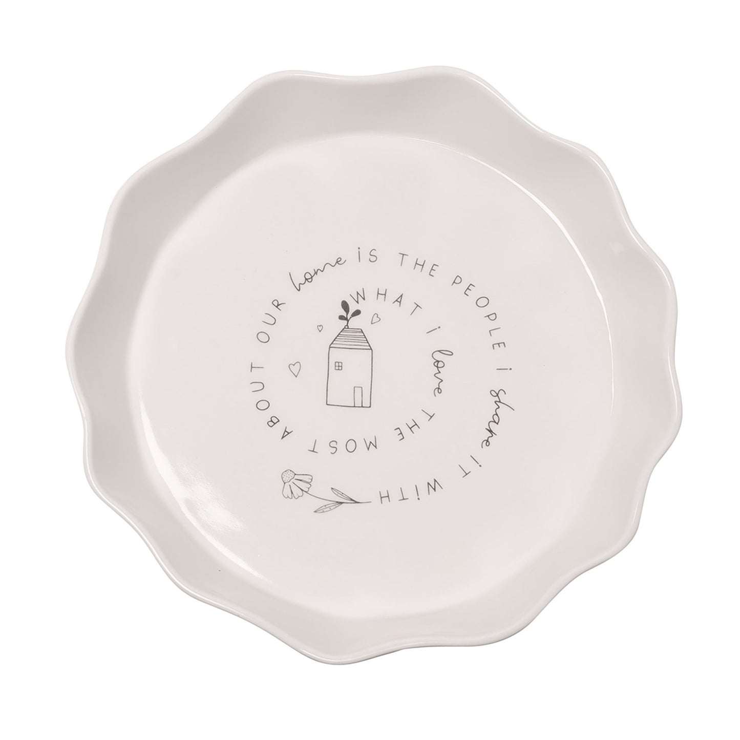 What I  Love Pie Dish