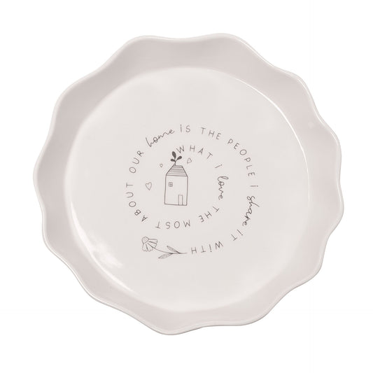 What I  Love Pie Dish