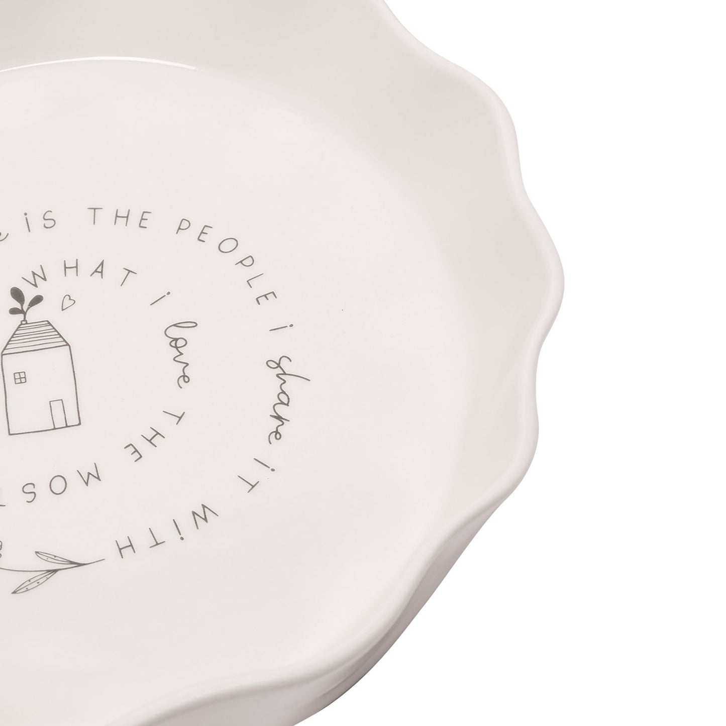 What I  Love Pie Dish