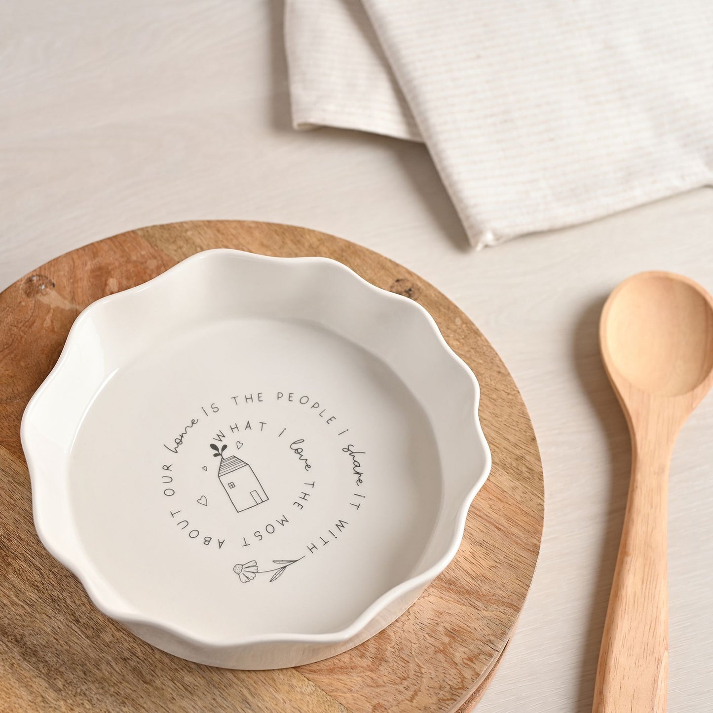 What I  Love Pie Dish