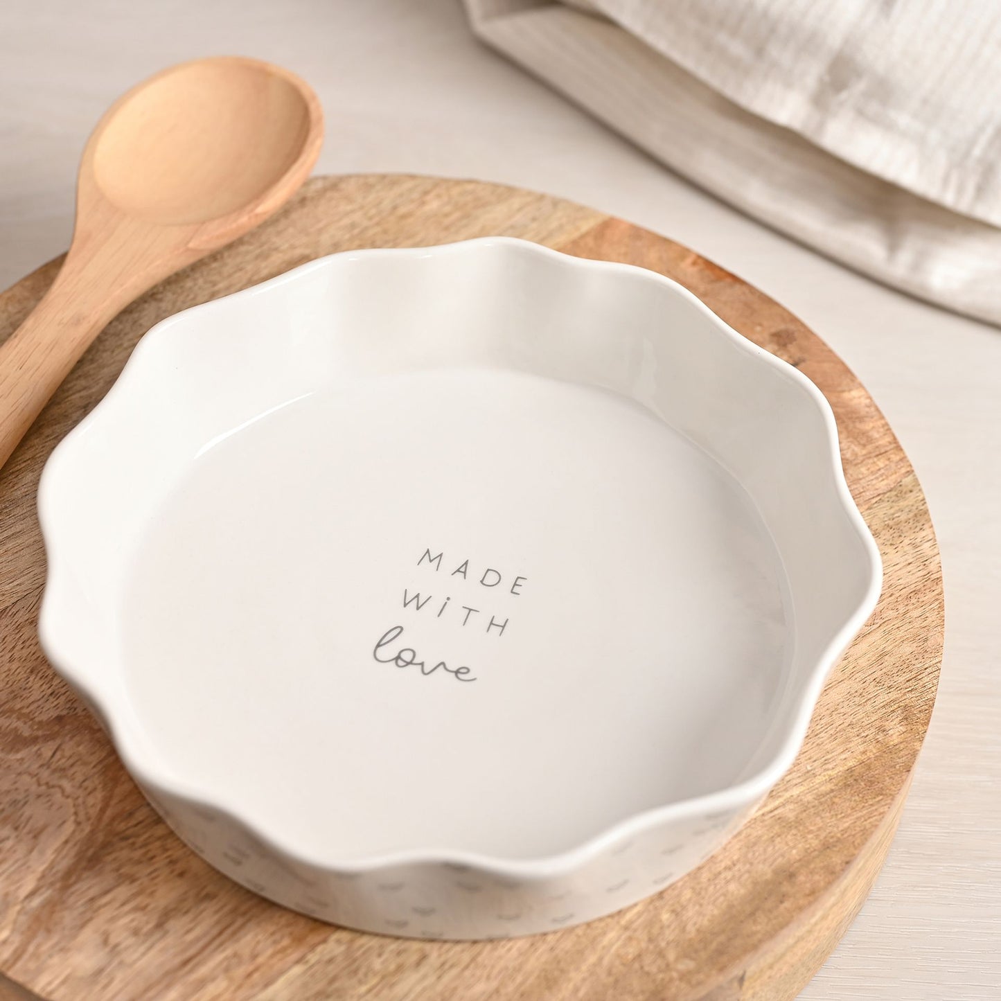 Made with Love Pie Dish