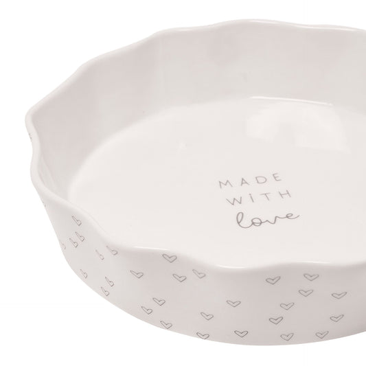 Made with Love Pie Dish