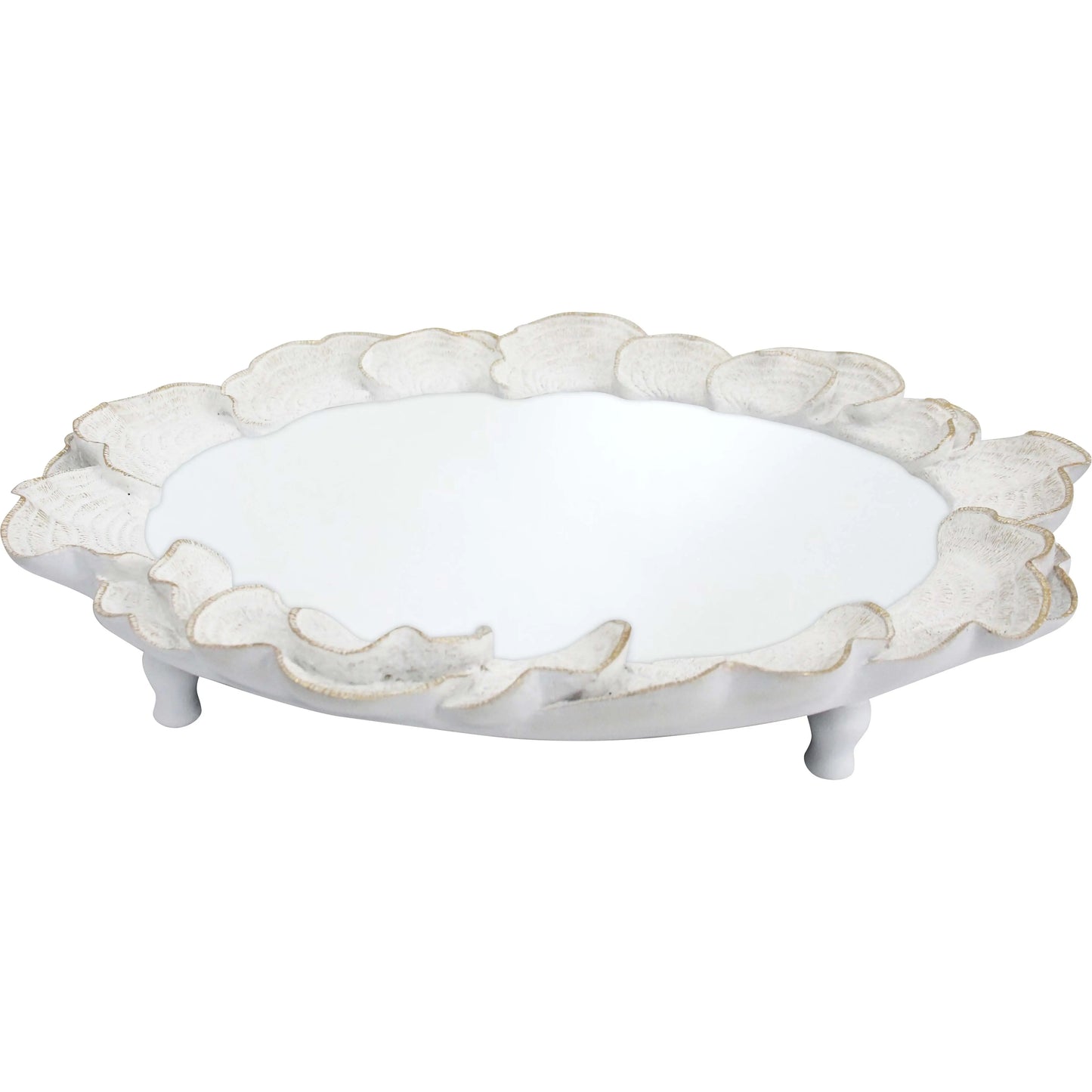 White Mirror Tray