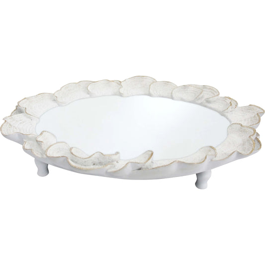 White Mirror Tray