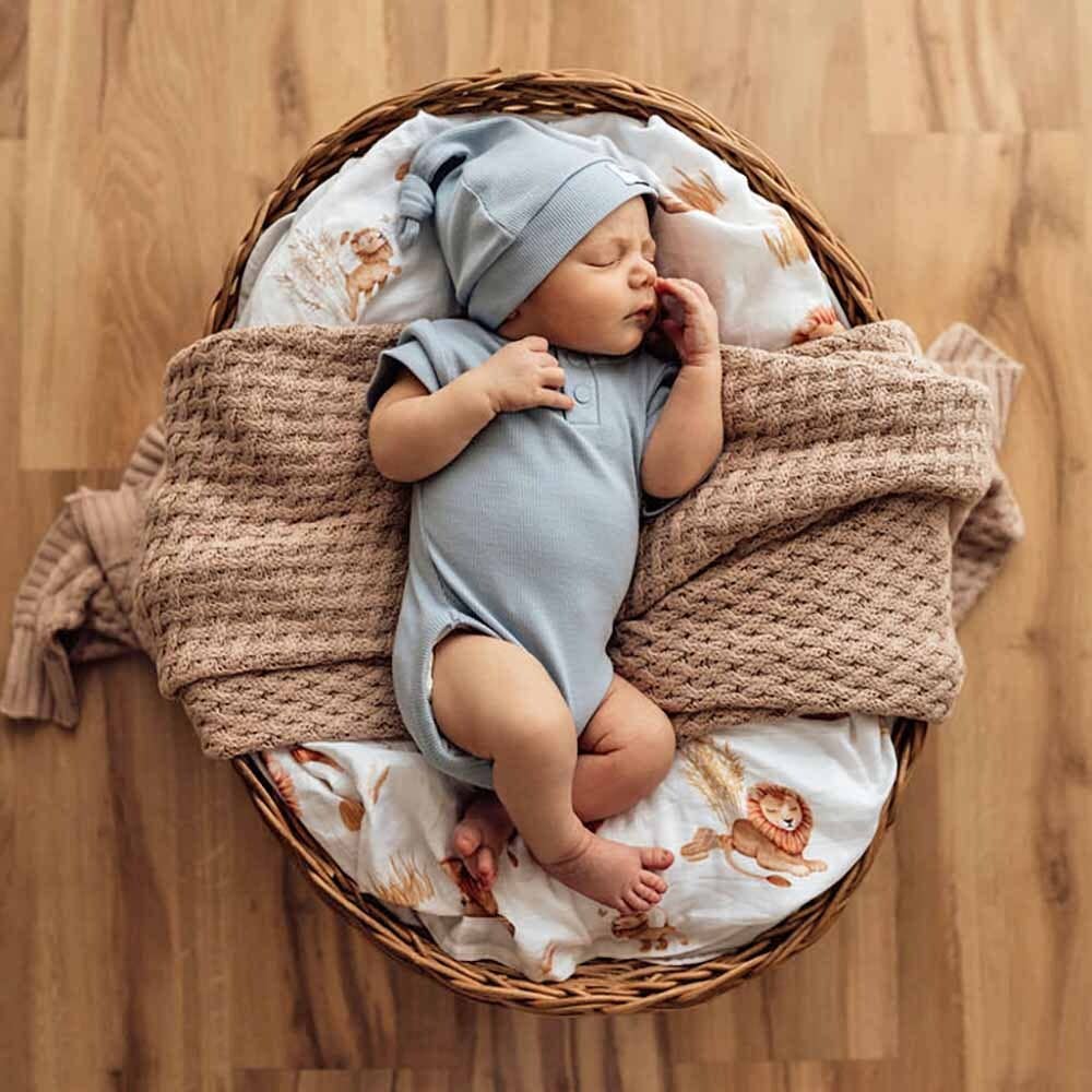 Organic Cotton Knotted Beanie - Zen