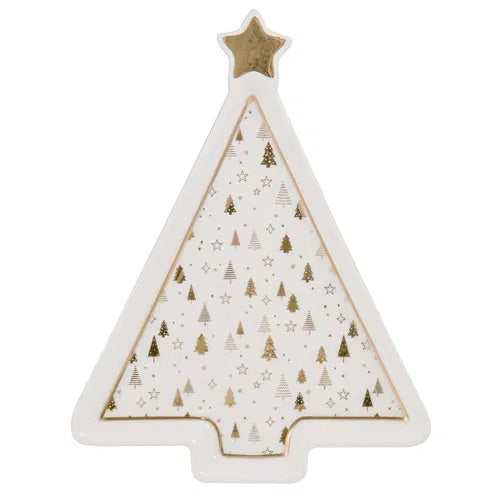 Noelle Christmas Tree Dish