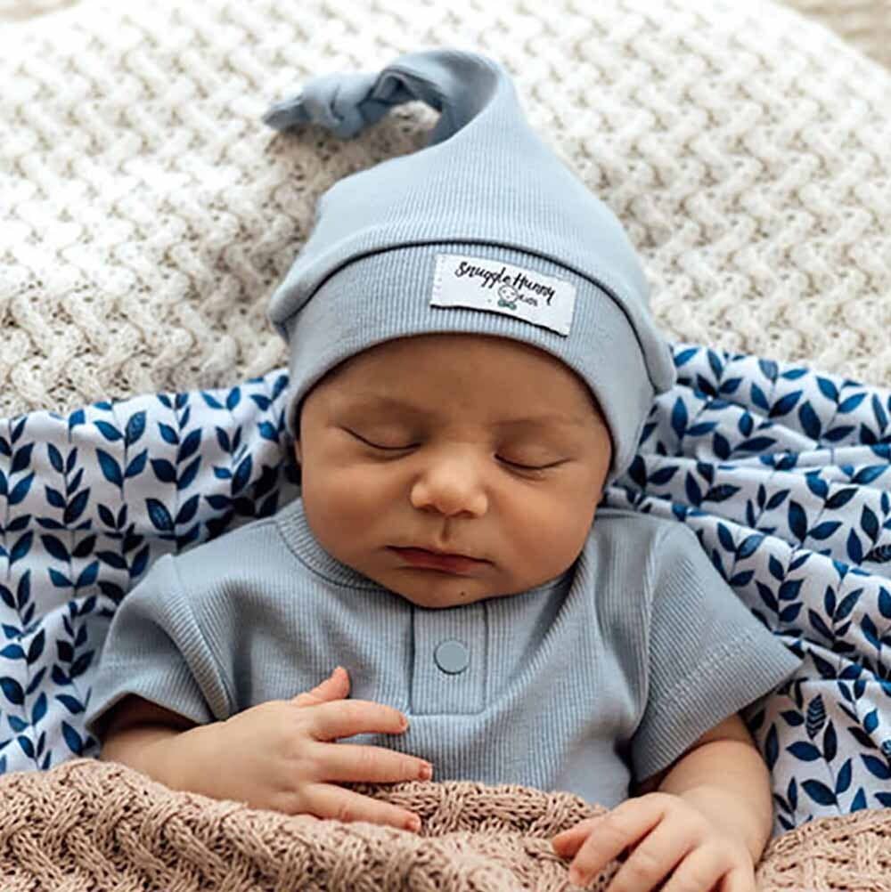Organic Cotton Knotted Beanie - Zen