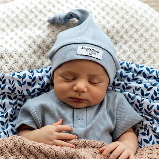 Organic Cotton Knotted Beanie - Zen