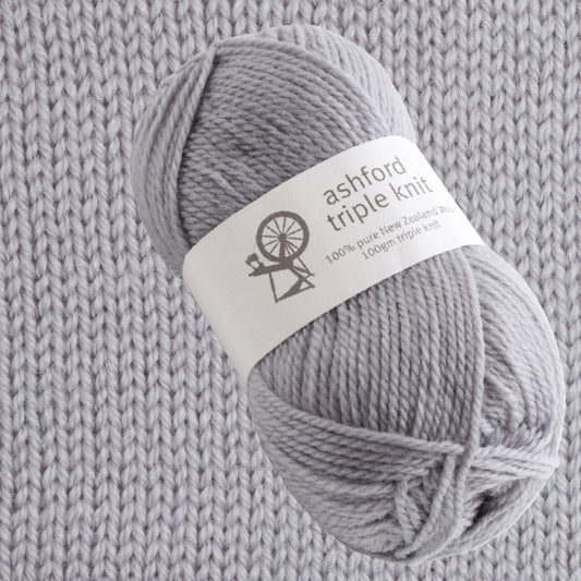 Ashford NZ Wool Triple Knit  - Steel Grey