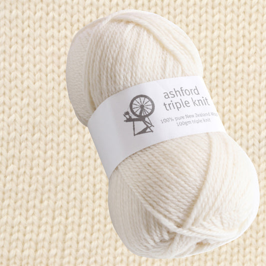 Ashford NZ Wool Triple Knit  - Pearl