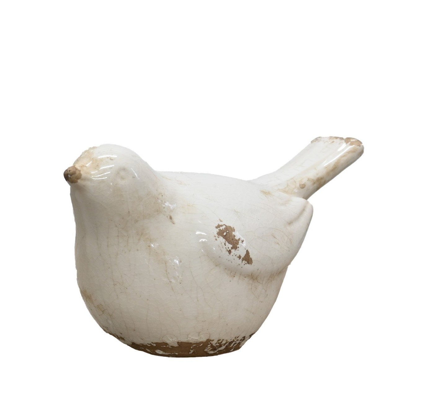 Ceramic Bird  Cream - Large