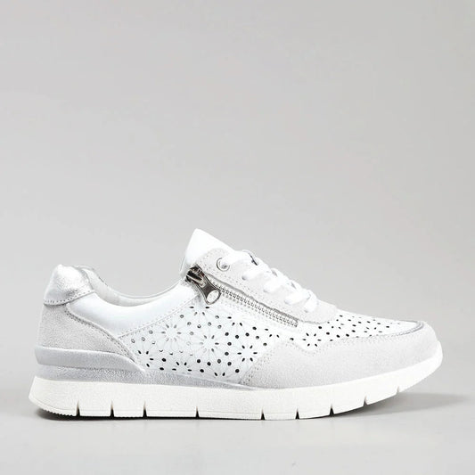 Le Sansa Caitlyn - White/Light Grey
