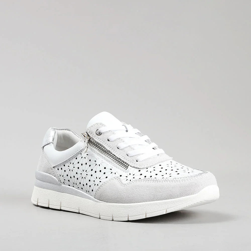 Le Sansa Caitlyn - White/Light Grey