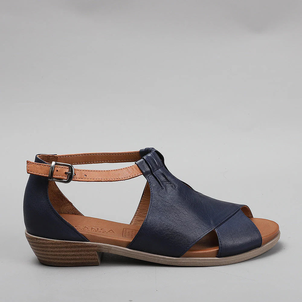 Le Sansa Digby - Navy/Tan