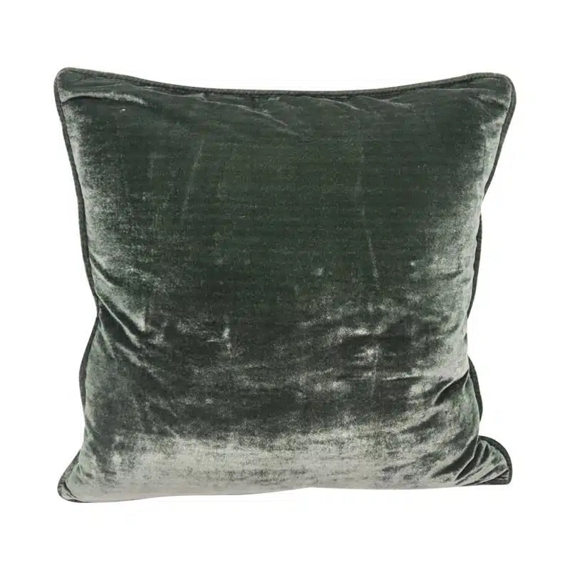 Green  Velvet Bee Cushion - Le Forge