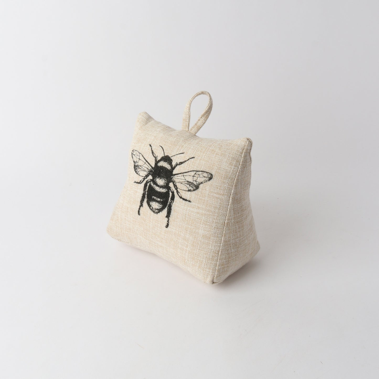 Cream Linen Bee Doorstop - Le Forge