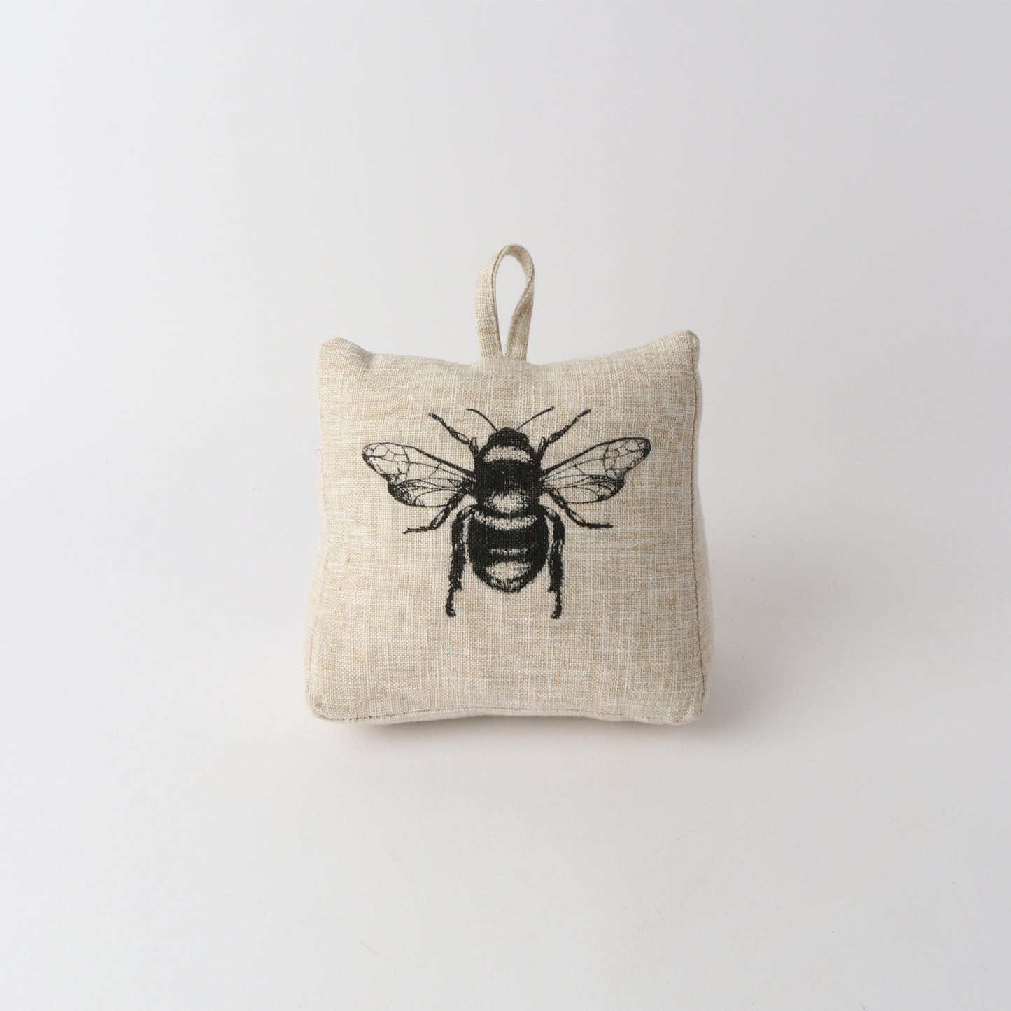 Cream Linen Bee Doorstop - Le Forge