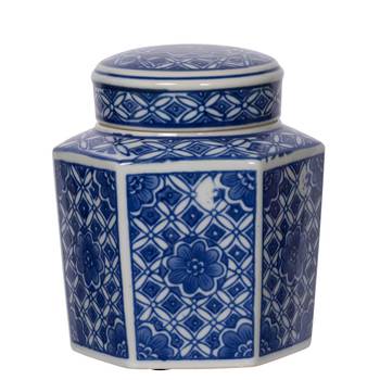 Blue and White Porcelain Jar
