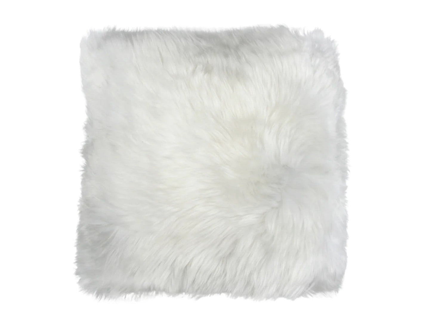 NZ Sheepskin Cushion - Ivory