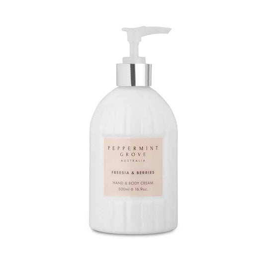 Peppermint Grove Hand & Body Cream 500ml - Freesia and Berries