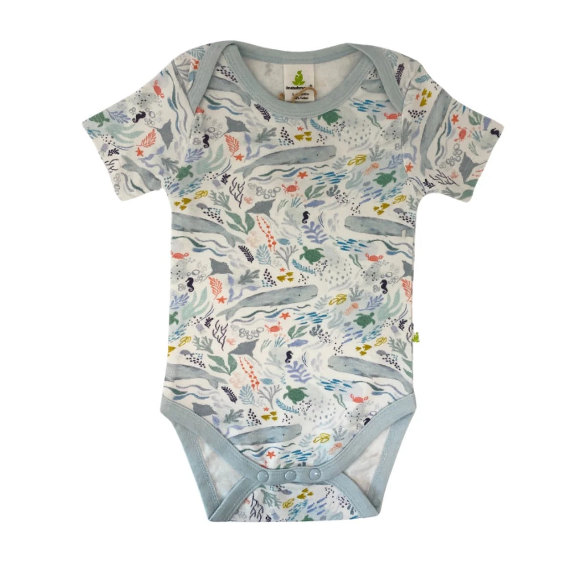 Short Sleeve Bodysuit - Ocean Life