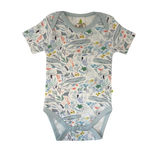 Short Sleeve Bodysuit - Ocean Life