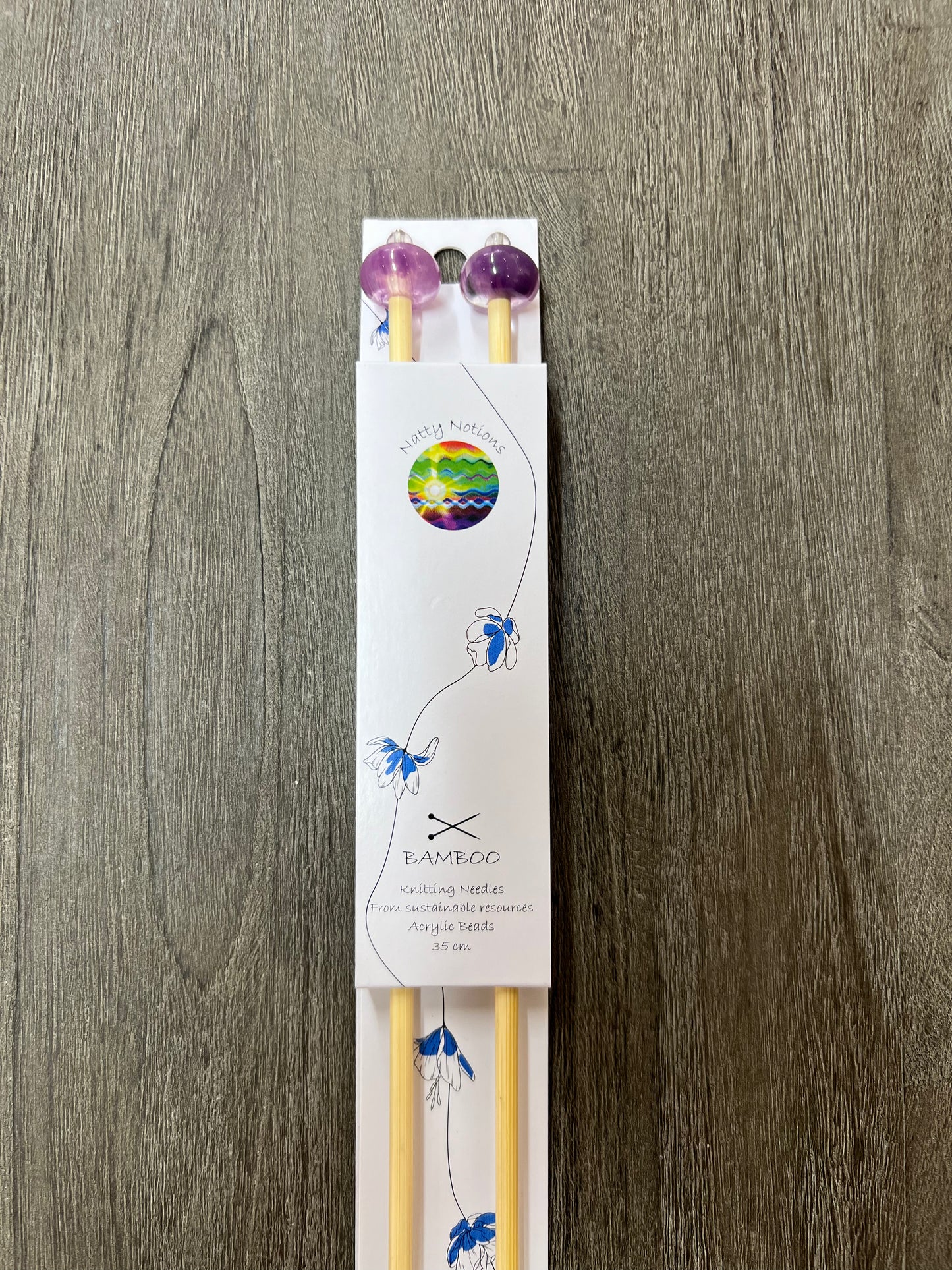 Bamboo knitting needles 5.00mm