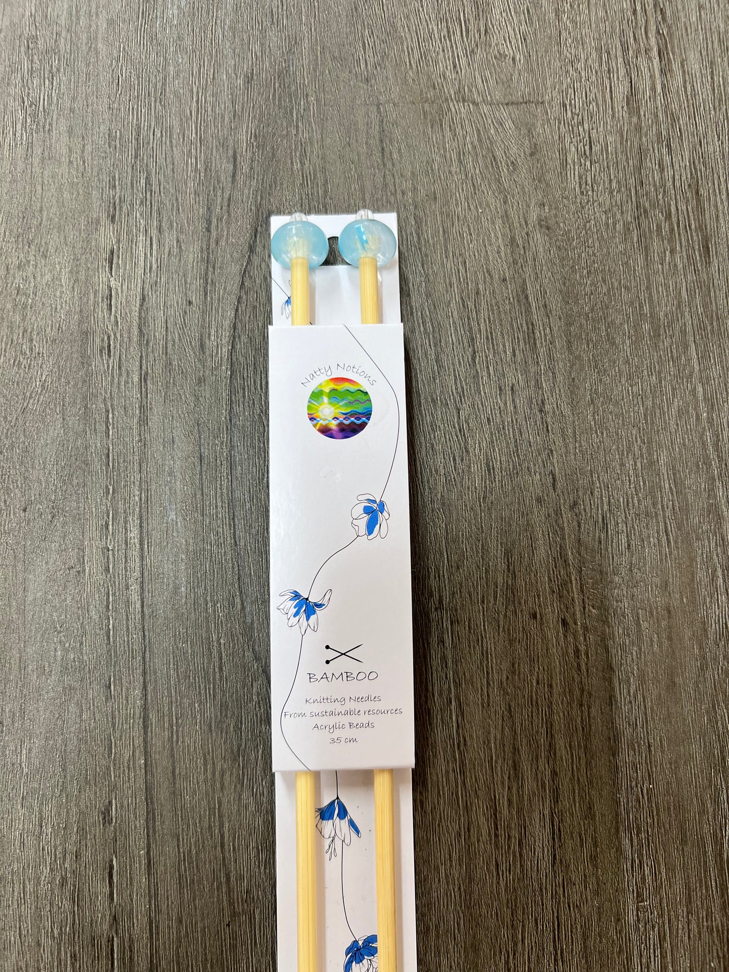 Bamboo knitting needles 5.50mm