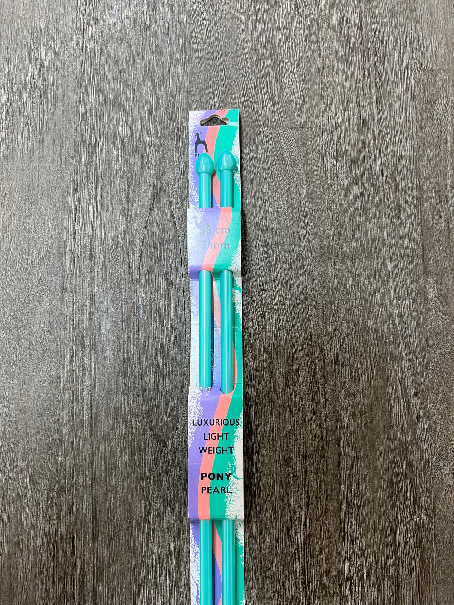 Pony Pearl Knitting Needles 7mm 35cm
