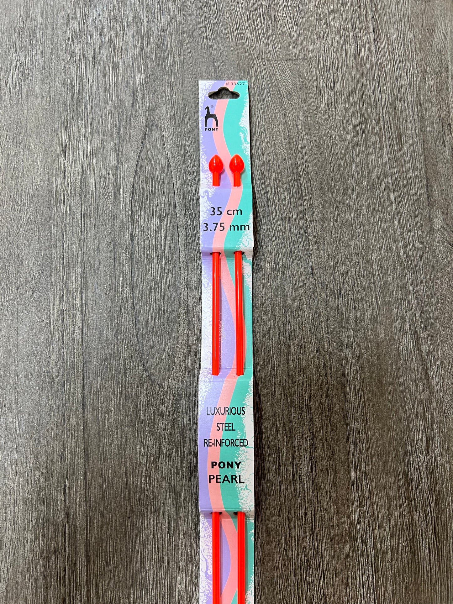 Pony pearl knitting needles 3.75mm 35cm