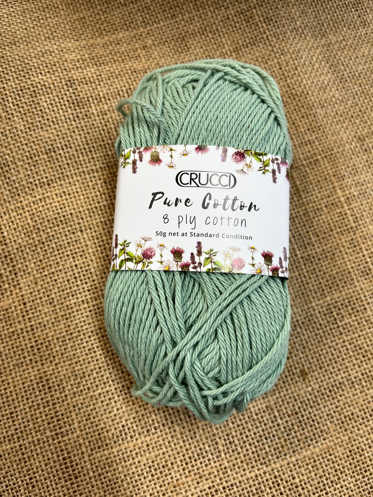 Crucci Pure Cotton 8ply - Sage