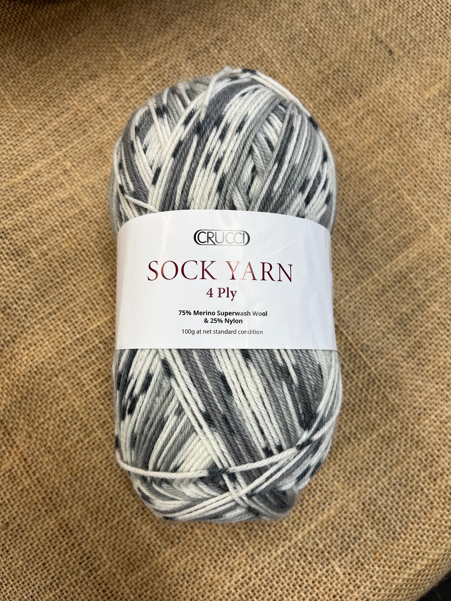 Crucci Sock Yarn 4 ply