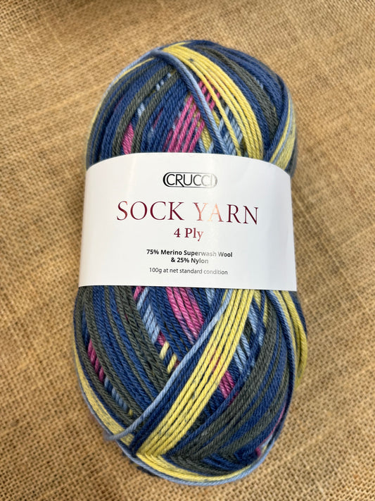 Crucci Sock Yarn 4 ply